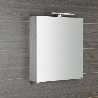 RIWA galerka s LED osvětlením, 50x70x17cm, dub stříbrný RIW050-0011