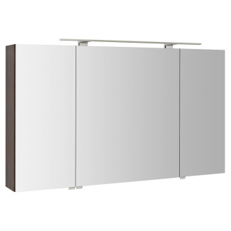RIWA galerka s LED osvětlením, 3x dvířka, 121x70x17cm, borovice rustik RIW120-0016