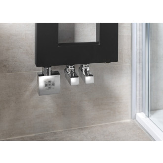 CUBE připojovací sada ventilů ruční rohová, chrom CP4010S