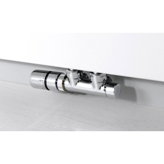 TWIN připojovací sada ventilů termostatická pro středové připojení, levá, chrom CP3012S