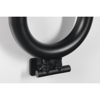TWIN BLACK připojovací sada ventilů pro středové připojení, černá mat CP4101BS