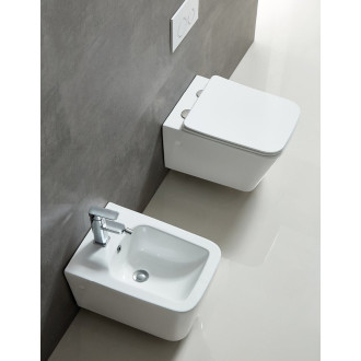 PORTO závěsná WC mísa, Rimless, 36x52cm, bílá PZ102WR