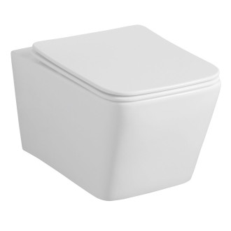 PORTO závěsná WC mísa, Rimless, 36x52cm, bílá PZ102WR