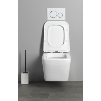 PORTO závěsná WC mísa, Rimless, 36x52cm, bílá PZ102WR