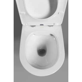PACO závěsná WC mísa, Rimless, 36x53cm, bílá PZ1012WR