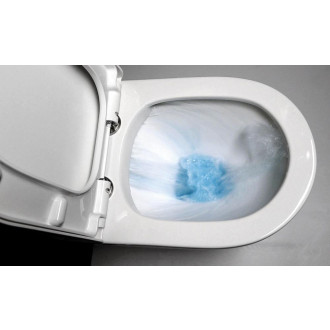 PACO WC kombi, Rimless, spodní/zadní odpad, bílá PC1012WR