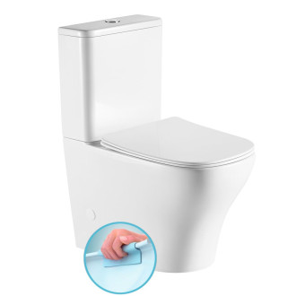 BELLO RIMLESS WC kombi, spodní/zadní odpad, bílá PC103WR