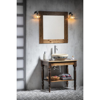 CIMBURA umyvadlový stolek 100x50x75cm, mořený smrk CIM151