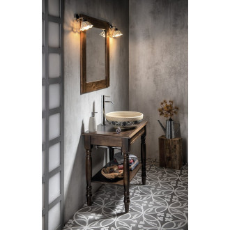 CIMBURA umyvadlový stolek 100x50x75cm, mořený smrk CIM151