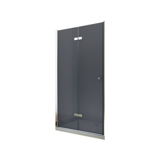 MEXEN LIMA sprchové dveře zalamovací 100x190 cm 6mm, chrom-kouřové 856-100-000-01-40