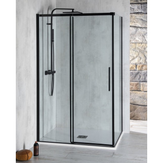 ALTIS BLACK obdélníkový sprchový kout 1300x1000 mm, L/P varianta AL4012BAL6112B