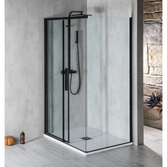 ALTIS BLACK obdélníkový sprchový kout 1400x1000 mm, L/P varianta AL4112BAL6112B
