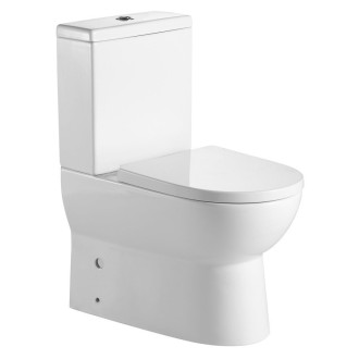 JALTA WC kombi, Rimless, spodní/zadní odpad, bílá PB103RW