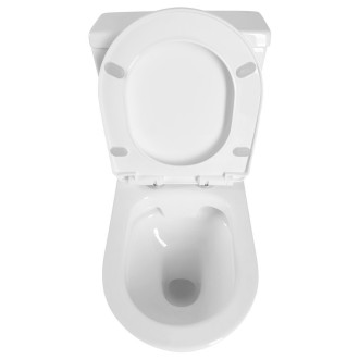 JALTA WC kombi, Rimless, spodní/zadní odpad, bílá PB103RW