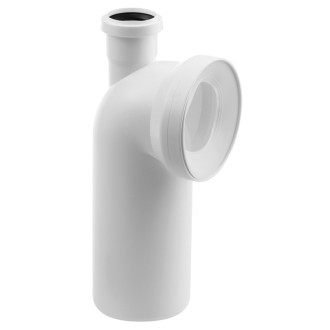 Koleno s přípojkou 90 dopojení k WC, 110mm 159.313.0