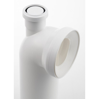 Koleno s přípojkou 90 dopojení k WC, 110mm 159.313.0
