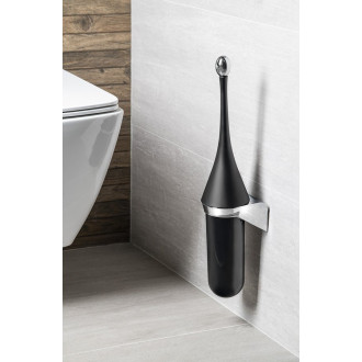 COLORED WC štětka závěsná, ABS, Soft Touch, černá mat A65801NE