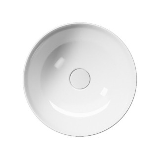 PURA keramické umyvadlo na desku, průměr 40cm, bílá ExtraGlaze 884611