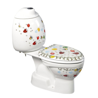 KID WC kombi dětské, spodní odpad, dekor CK301.400.0F