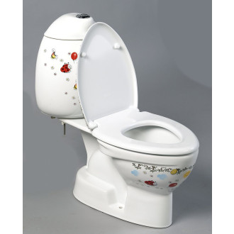 KID WC kombi dětské, spodní odpad, dekor CK301.400.0F