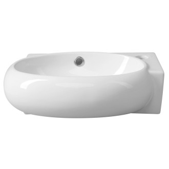 RIBERA keramické umývátko rohové 43x28,5 cm, otvor pro baterii vpravo, bílá AR497
