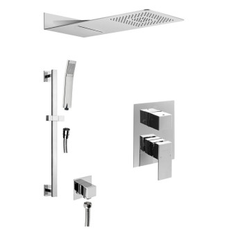 LATUS podomítkový sprchový set s pákovou baterií, 3 výstupy, chrom 1102-44-01