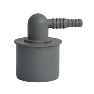 HT koncovka rohová pro připojení hadice 10-13mm, DN50 168.459.0