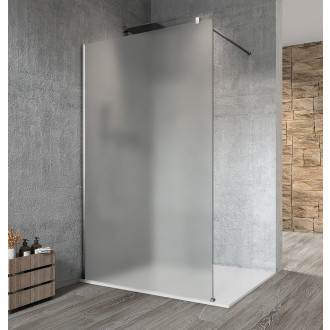 VARIO CHROME jednodílná sprchová zástěna ke stěně, matné sklo, 1100 mm GX1411GX1010