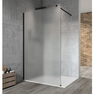 VARIO BLACK jednodílná sprchová zástěna ke stěně, matné sklo, 1000 mm GX1410GX1014
