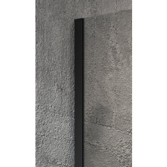 VARIO BLACK jednodílná sprchová zástěna ke stěně, matné sklo, 1000 mm GX1410GX1014