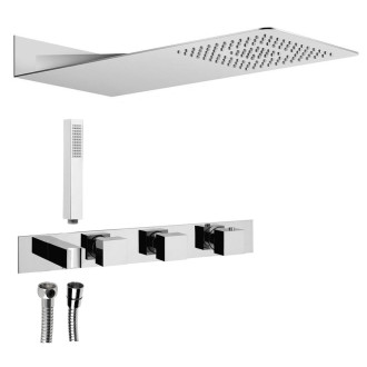 Podomítkový sprchový set s termostatickou baterií a držákem ruční sprchy, chrom MB453-01