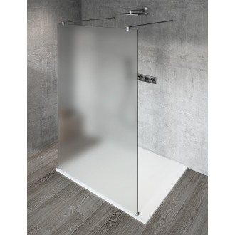 VARIO CHROME jednodílná sprchová zástěna do prostoru, matné sklo, 800 mm GX1480GX2210