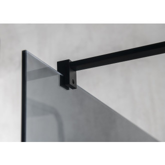 VARIO BLACK jednodílná sprchová zástěna do prostoru, matné sklo, 1200 mm GX1412GX2214