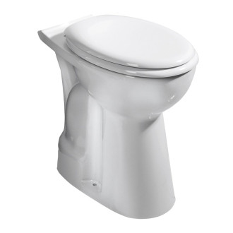 HANDICAP WC mísa kombi, zvýšený sedák, spodní odpad, 36,5x67,2cm, bílá BD305