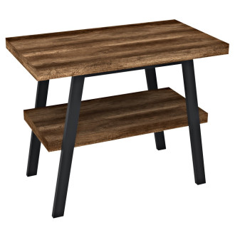 TWIGA umyvadlový stolek 100x72x50 cm, černá mat/dub tmavý VC442-100-11