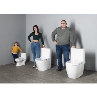 GRANDE WC kombi XL, spodní/zadní odpad, bílá GR360