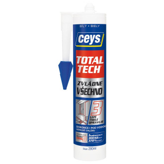 TOTAL TECH EXPRESS, lepidlo a tmel, 290ml, bílá 42507216
