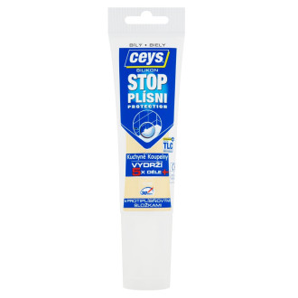STOP PLÍSNI, sanitární silikon, 125ml, bílá 42505568