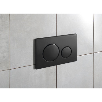 GEBERIT SIGMA20 ovládací tlačítko, Easy-to clean/černá mat