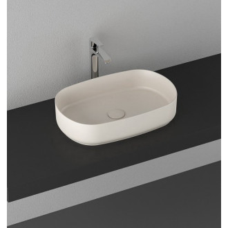 INFINITY OVAL keramické umyvadlo na desku, 55x36cm, ivory 10NF65055-2K