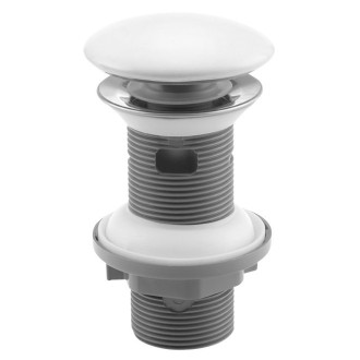 Umyvadlová výpust 5/4“, click-clack, keramická zátka, 20-70mm, bílá 38TP0171I
