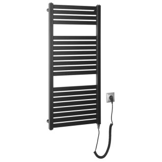 TONDI-E elektrické otopné těleso rovné 450x970 mm, 300 W, černá mat DE456T