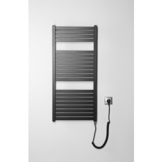 TONDI-E elektrické otopné těleso rovné 450x970 mm, 300 W, černá mat DE456T