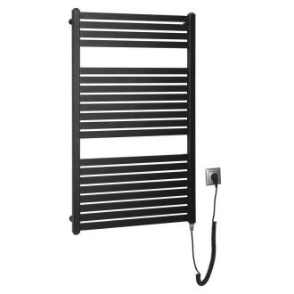 TONDI-E elektrické otopné těleso rovné 600x970 mm, 400 W, černá mat DE466T