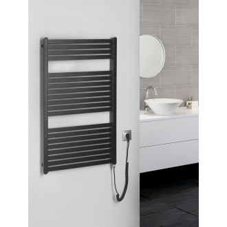 TONDI-E elektrické otopné těleso rovné 600x970 mm, 400 W, černá mat DE466T