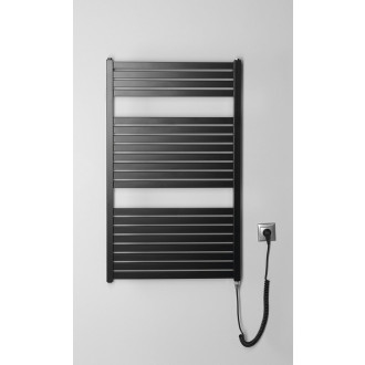 TONDI-E elektrické otopné těleso rovné 600x970 mm, 400 W, černá mat DE466T
