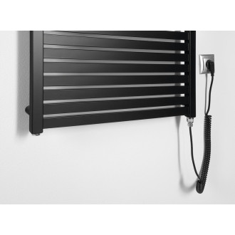 TONDI-E elektrické otopné těleso rovné 600x970 mm, 400 W, černá mat DE466T