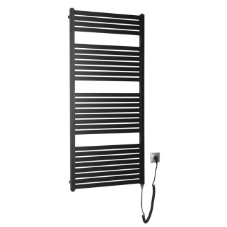 TONDI-E elektrické otopné těleso rovné 600x1330 mm, 600 W, černá mat DE486T