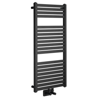 TONDI otopné těleso rovné 450x970 mm, středové připojení, černá mat DT456T