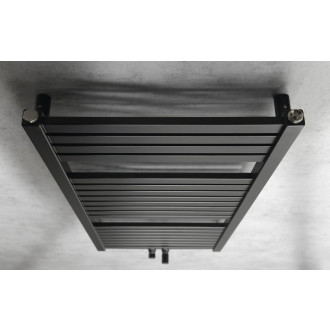 TONDI otopné těleso rovné 450x970 mm, středové připojení, černá mat DT456T